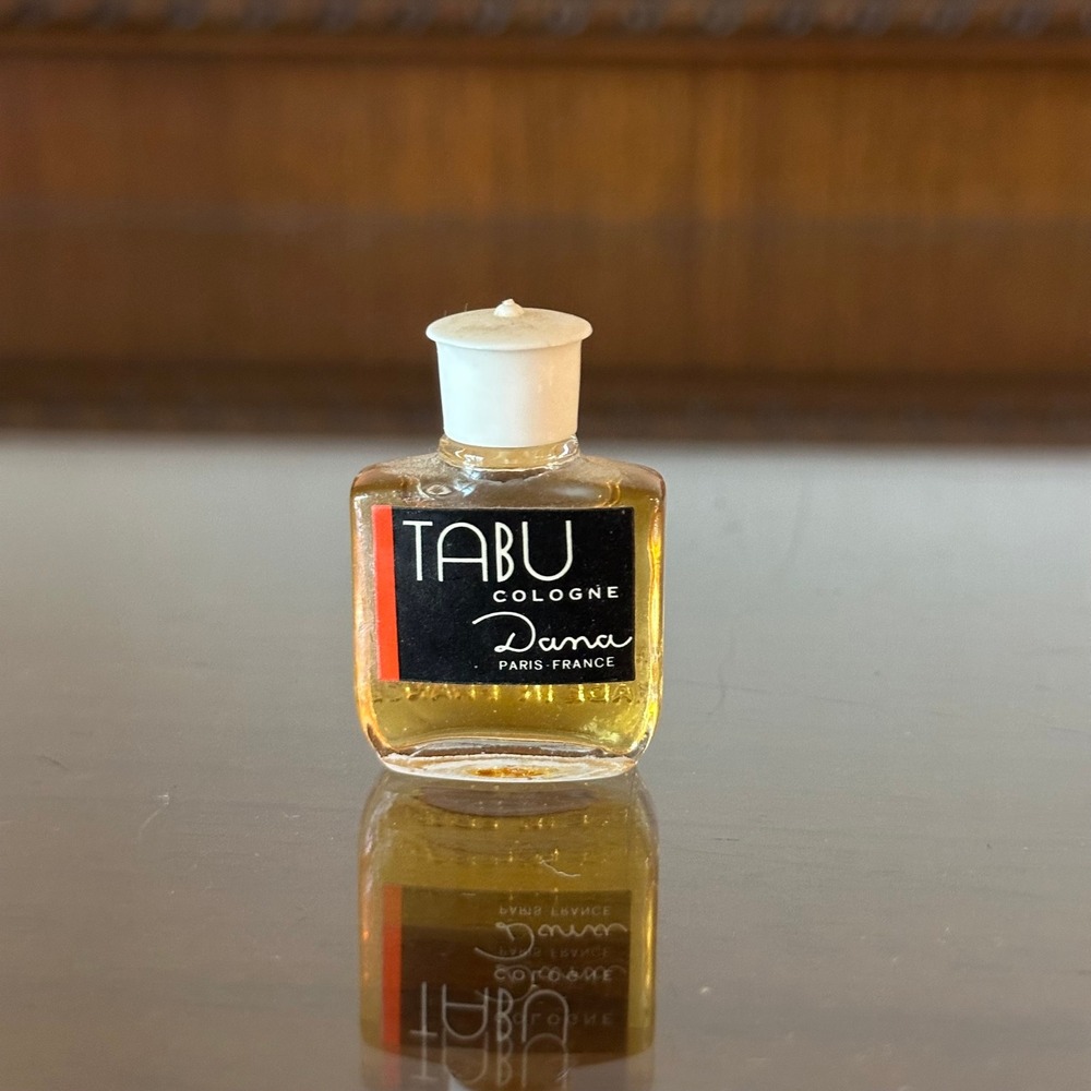 Vintage Tabu Cologne Dana Paris France Miniature Perfume Sample